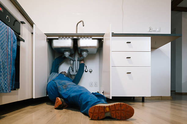 Professional Drain Cleaning technician working in Grant, MI